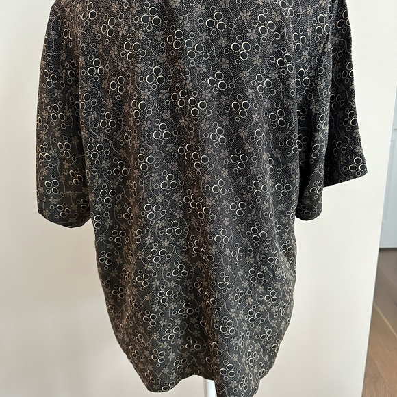 Argenti Silk Blouse Black 14 - Picture 3 of 4